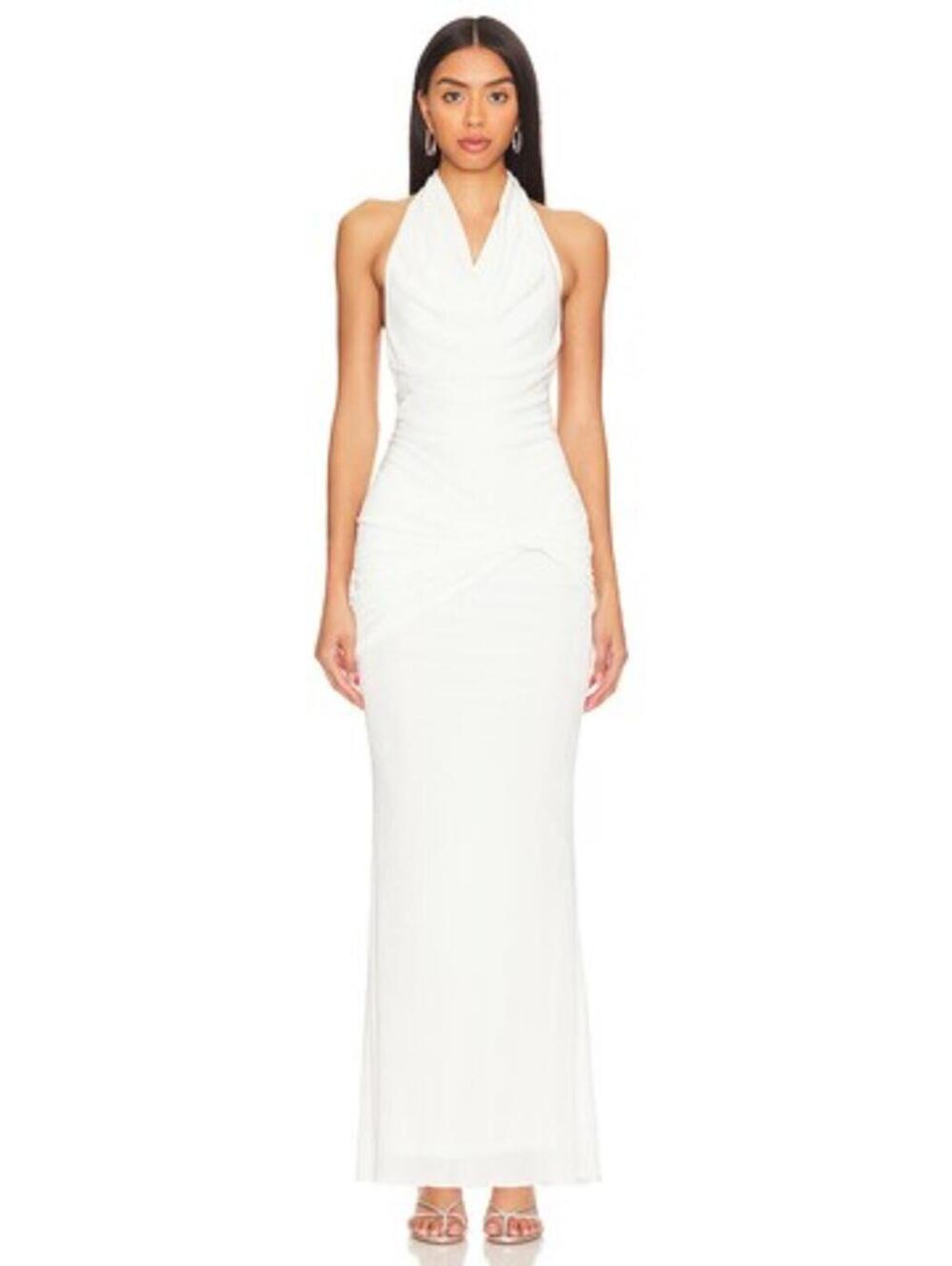 superdown Dahlia Gown in White maxi